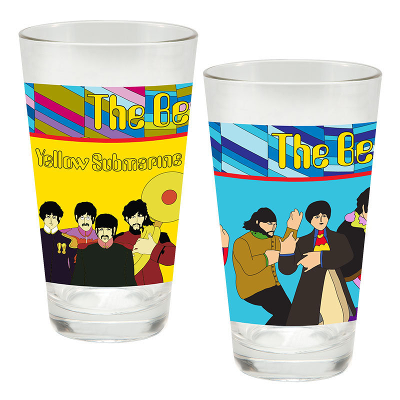 Vandor The Beatles 2-Piece 16 oz. Drinking Glass Set | Wayfair